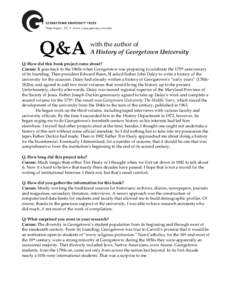 Geography of Washington /  D.C. / Washington /  D.C. / Jules Davids / Georgetown University / Georgetown / Timothy Healy / John F. Kennedy / Healy / Jacqueline Kennedy Onassis / Bouvier family / Kennedy family / United States