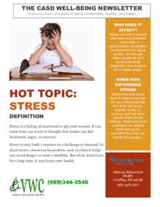 Stress / Anxiety / Stress in early childhood