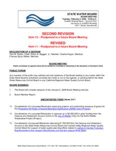 Government of California / California Environmental Protection Agency / Public comment / Motion / Submittals / United States Environmental Protection Agency / Environment of California / Government / California State Water Resources Control Board