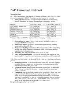 Software optimization / C++ / Profiling / C / Pointer / Sequence container / Subroutine / Computer programming / Computing / Software engineering