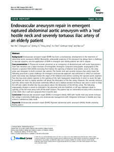 Endovascular repair of abdominal aortic aneurysm / Aortic aneurysm / Abdominal aortic aneurysm / Aneurysm / Aortic dissection / Stent / Computed tomography angiography / Michael L. Marin / Bolus tracking / Medicine / Vascular surgery / Endovascular aneurysm repair
