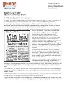 Teaching / Educators / Education / Teacher