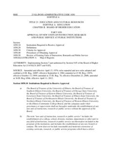 Chicago metropolitan area / Association of Public and Land-Grant Universities / Northeastern Illinois University / Northern Illinois University / Illinois Community College System / Oklahoma State System of Higher Education / Illinois / North Central Association of Colleges and Schools / American Association of State Colleges and Universities