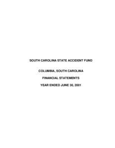 SOUTH CAROLINA STATE ACCIDENT FUND