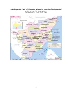 Joint Inspection Team (JIT) Report of Mission for Integrated Development of Horticulture for Tamil Nadu State 1  INDEX