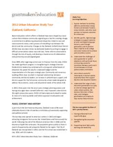 Bay Area Coalition for Equitable Schools / National Equity Project / Oakland /  California / Oakland Unified School District / Charter school / William and Flora Hewlett Foundation / Community organizing / Bill & Melinda Gates Foundation / Geography of California / Education / Education reform