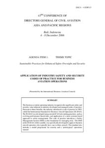 Civil aviation / Air safety / Computer security / International Civil Aviation Organization / Airline / Safety Management Systems / Civil Aviation Authority of the Fiji Islands / Security / Transport / Safety