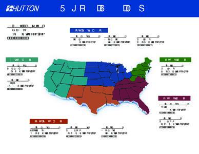 Regional Sales Map VP Sales & Marketing: Wade Clark