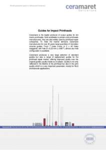 Guides for Impact Printheads Ceramaret is the leader producer of output guides for dot matrix printheads. Sold worldwide to printers and printheads