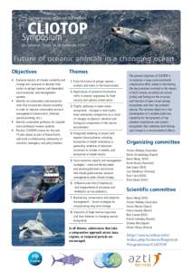 CLimate Impacts on Oceanic TOp Predators  CLIOTOP Symposium  3rd