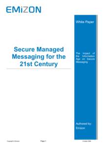 White Paper  Secure Managed Messaging for the 21st Century