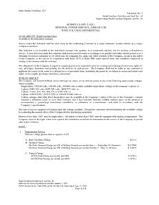 Duke Energy Carolinas, LLC Electricity No. 4 North Carolina First Revised Leaf No. 49 Superseding North Carolina Original Leaf No. 49  SCHEDULE OPT-V (NC)