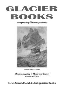 Incorporating Himalayan Books  ‘Zsigmondy Hutte by E.T. Compton’ Mountaineering & Mountain Travel November 2014