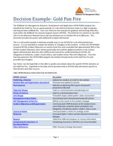 Gold Pan_Long Duration Decision White Paper