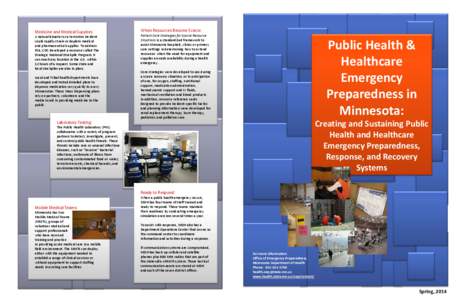 United States Public Health Service / Disaster preparedness / Emergency management / Public health emergency / Public health / Emergency / Office of the Assistant Secretary for Preparedness and Response / Health / Public safety / Management