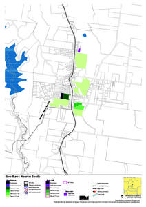 Baw Baw - Neerim South Broadhectare Baw Baw index map  Major Infill