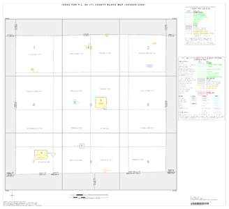 INDEX FOR P.L[removed]COUNTY BLOCK MAP (CENSUS[removed]INDEX MAP LEGEND SYMBOL NAME STYLE