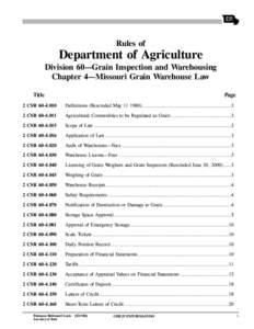 2c60-4—Grain Inspection and Warehousing