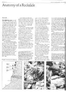 PAGE FOUR Y OSEMITE ASSOCIATION . SUMMER:1  Anatomy of a Rockslide