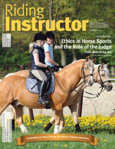www.riding-instructor.com  Official Publication of The American Riding Instructors Association