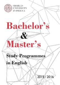 Bachelor’s & Master’s Study Programmes in English