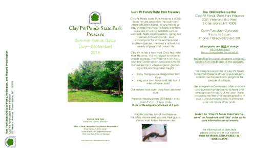 New York / Geography of the United States / Clay Pit Ponds State Park Preserve / Staten Island / Freshkills Park