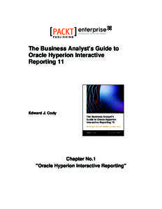 Oracle Corporation / Oracle Database / Oracle Business Intelligence Suite Enterprise Edition / Hyperion Planning / Software / Essbase / Online analytical processing