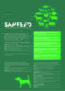 WP2 Decrease the environmental impact of animal production; WP3 Promote health and animal welfare; WP4 Assume product quality and food safety. Dairy cattle-slurry treatment technologies: towards an integrating approach o