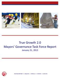 True Growth 2.0 Governance Committee Report Jan 2013