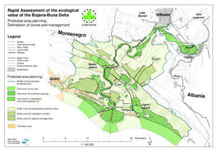 Rapid Assessment of the ecological value of the Bojana-Buna Delta