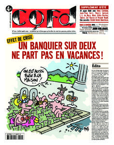 24 pages Bédé avec Rémy Cattelain, Jean-Yves Ferri, Thierry Guitard, L. L. de Mars, Rémi, Gilles Rochier, Tanxxx, Zoé Thouron et Vincent Vanoli. Une nouvelle d’Abdel Hafed Benotman.