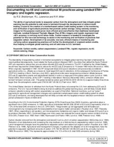 Journal of Soil and Water Conservation  Sept-Oct 2002 v57 i5 p267(5) Page 1