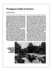 Orientation (p.1) May 2006 March[removed]The Japanese Garden at Pocantico Cynthia Bronson Altman