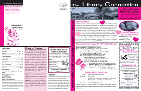 The  L ibrary C onnection Non-Profit Org U.S. POSTAGE