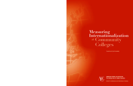 Measuring Internationalization at Community Colleges