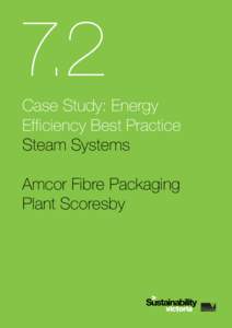 7.2 Case Study: Energy Efficiency Best Practice Steam Systems Amcor Fibre Packaging Plant Scoresby
