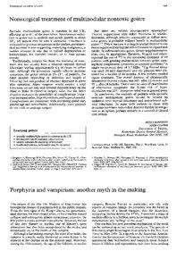 Anatomy / Porphyria / Goitre / Toxic multinodular goitre / Erythropoietic porphyria / Hypothyroidism / Vampire / Thyroid / Gunther disease / Thyroid disease / Medicine / Health