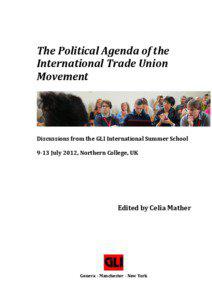 The Political Agenda of the International Trade Union Movement