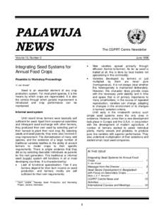 Palawija News, Volume 13, Number 2