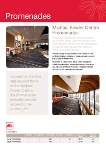 Promenades Michael Fowler Centre Promenades
