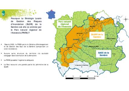 Pourquoi La Stratégie Locale de Gestion des Risques d’Inondation (SLGRI) de la Sambre est elle co animée par le Parc naturel régional de l’Avesnois (PNRA)?