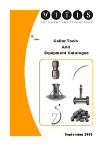 Cellar Tools And Equipment Catalogue September 2009