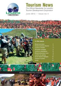 Lesotho Tourism Newsletter.indd