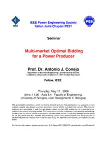 Microsoft PowerPoint - Prof  Dr  Antonio J  Conejo.ppt [Sola lettura]