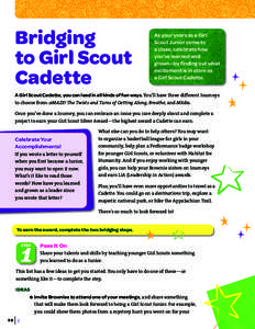 Recreation / Silver Award / Bronze Award / Scouts / Destinations / Membership levels of the Girl Scouts of the USA / Studio 2B / Girl Scouts of the USA / Scouting / Outdoor recreation