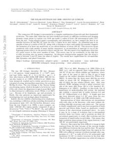 Accepted for Publication in The Astrophysical Journal, February 22, 2008. Preprint typeset using LATEX style emulateapj v[removed]THE SOLAR-SYSTEM-SCALE DISK AROUND AB AURIGAE Ben R. Oppenheimer1,7, Douglas Brenner1 , 