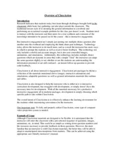 Microsoft Word - OverviewofClassAction.doc