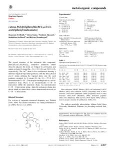 catena-Poly[[triphenyltin(IV)]-[mu]-N-(4-acetylphenyl)maleamato]