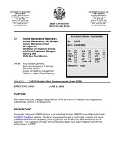 Medicaid / Employment / Workforce Investment Act / Federal assistance in the United States / Healthcare reform in the United States / Presidency of Lyndon B. Johnson