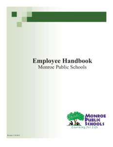 Employee Handbook Monroe Public Schools Revised[removed]  Page 2